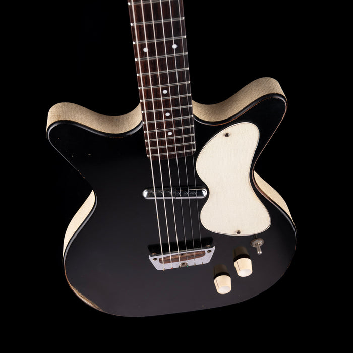 Vintage Danelectro 1959-62 U1 Model 3011 Black With OHSC