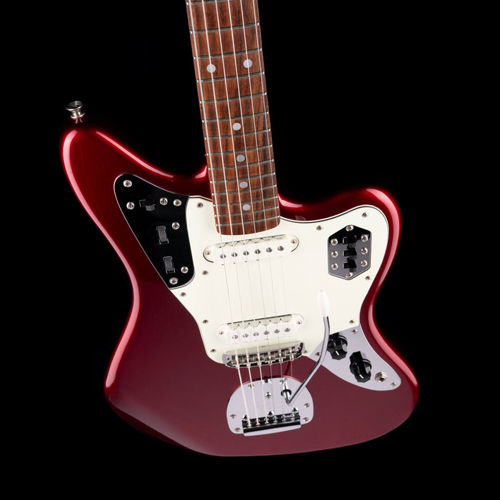 Pre-Owned 2013 Fender MIJ '66 Reissue Jaguar Candy Apple Red With Case