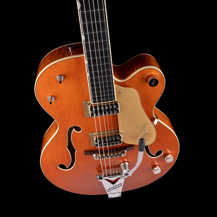 Gretsch G6120T-BSSMK Brian Setzer Signature Nashville Hollow Body '59 "Smoke" Orange with Case