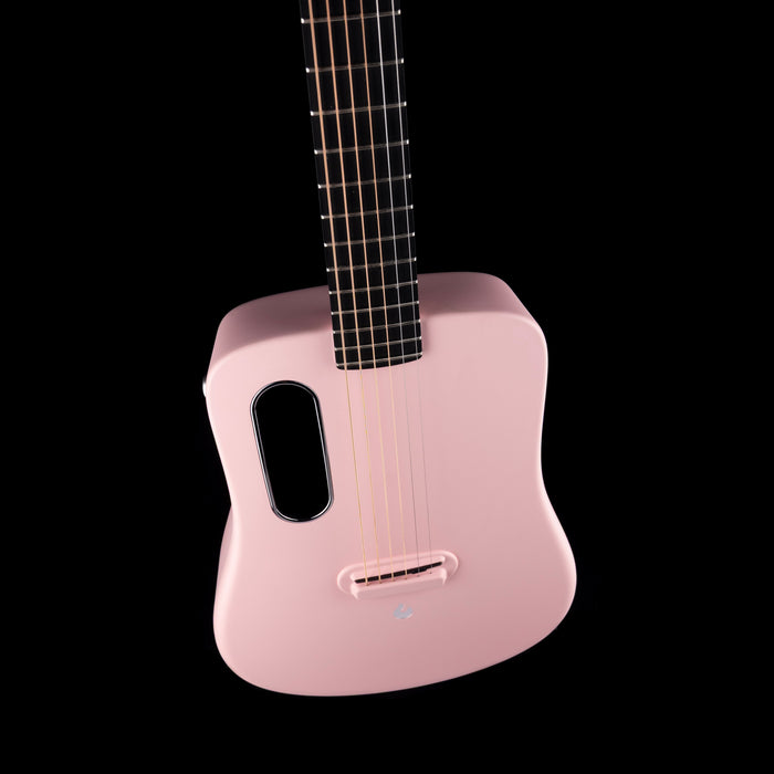 Pre Owned Lava Me 2 Pink Acoustic Electric Guitar With OSSC