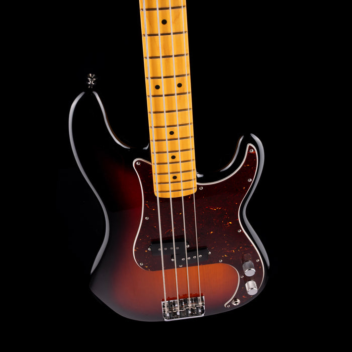 Used 2023 Fender American Pro II Precision Bass Sunburst With OHSC