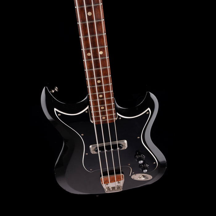 Pre Owned 1968 Hagstrom HB-1 Bass Black With OHSC