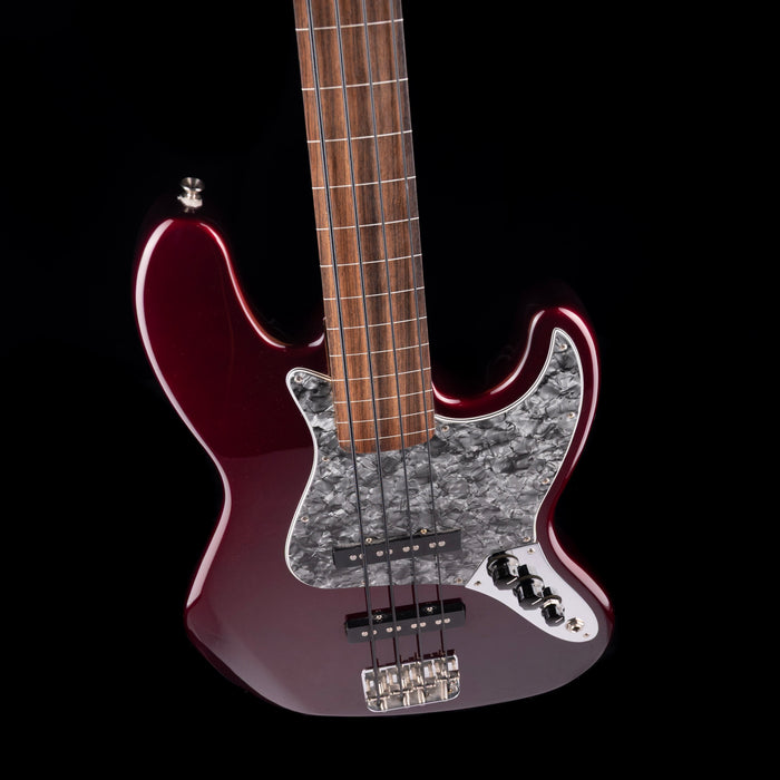 Used 2001 Fender Standard Jazz Bass Fretless Midnight Wine