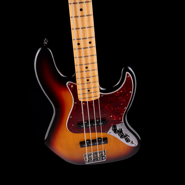Used 2008 Fender American Standard Jazz Bass 3-Tone Sunburst With OHSC
