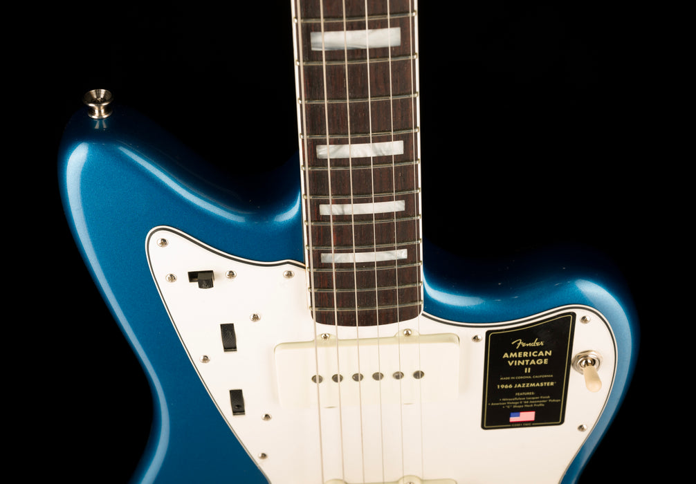 Pre Owned Fender American Vintage II 1966 Jazzmaster Lake Placid Blue With OHSC