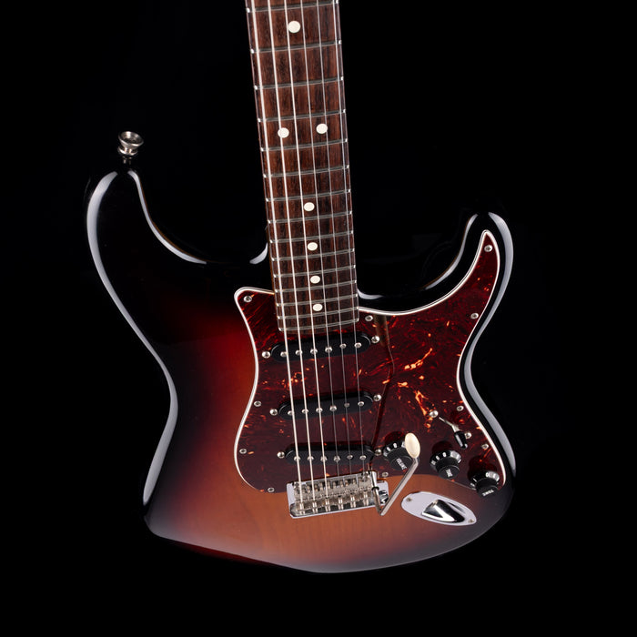 Pre Owned 2021 Fender American Professional II 3-Tone Sunburst With OHSC