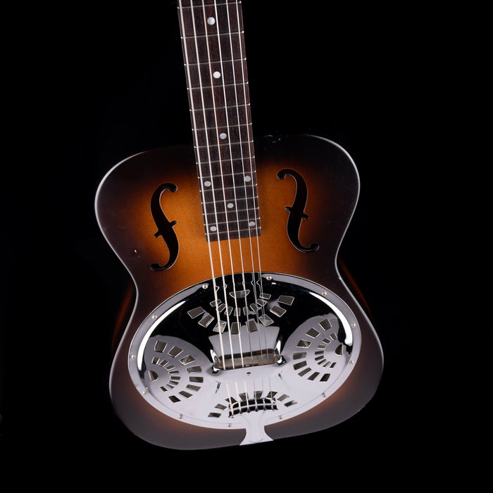 Pre Owned Dobro	F-60 Squareneck Brown Acoustic Guitar With OHSC