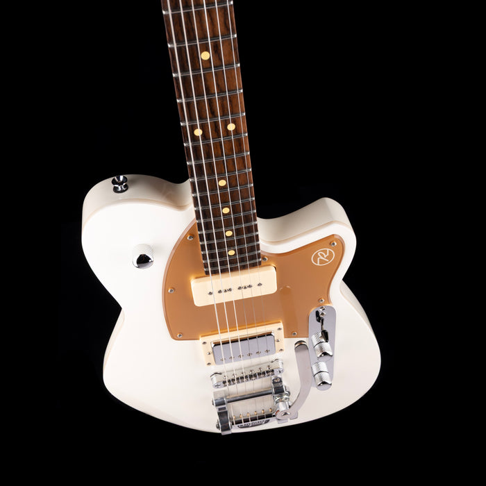 Pre Owned Reverend Double Agent W Metallic Silver Freeze with Gig Bag