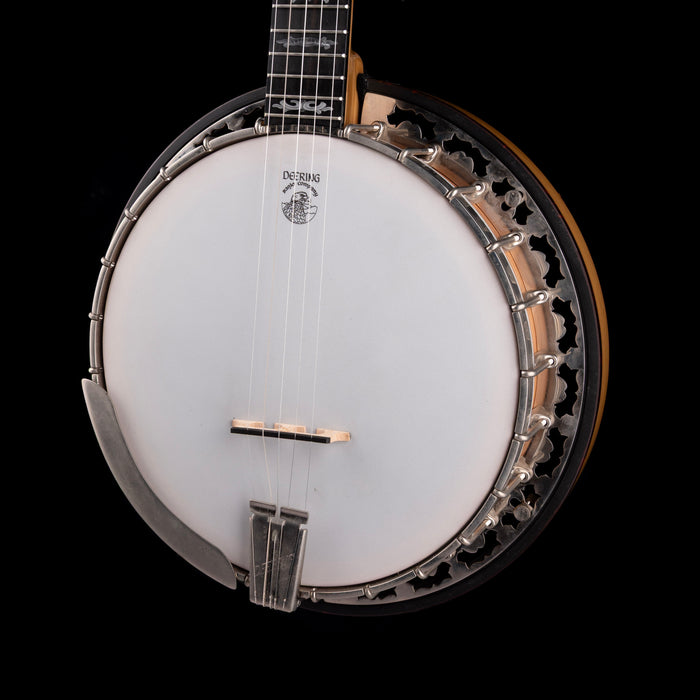 Pre Owned Deering Eagle II 5-String Banjo Limited Edition 9 of 40 Natural Banjo With OHSC