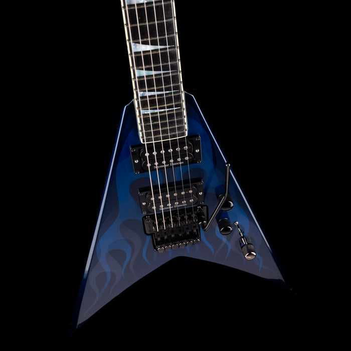 Used Jackson 2000 KV2 USA Blue Ghost Flame With OHSC — Truetone Music