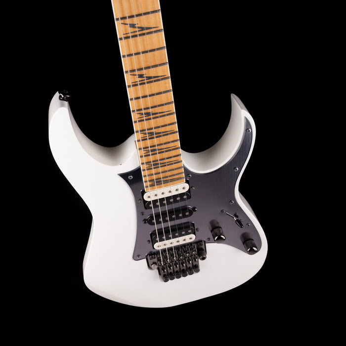 Pre Owned 2009 Ibanez Prestige "J Craft" RG2550Z-GW Galaxy White With OHSC