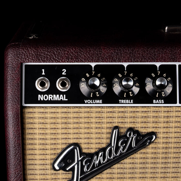 Pre Owned Fender '65 Deluxe Reverb "Bordeaux Blues" FSR Guitar Amp Combo