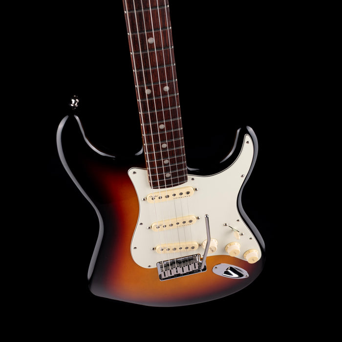 Pre Owned 2023 Fender American Ultra Stratocaster Ultraburst Electric Guitar W OHSC