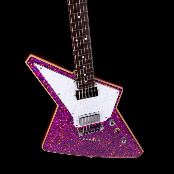 Pre-Owned 2023 Cream Guitars Voltage Standard - Purple Galaxy With OHSC