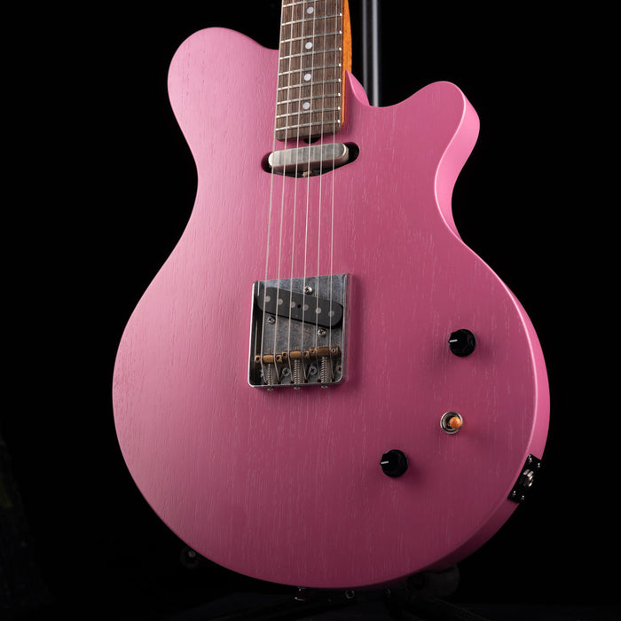 Perinetti Guitars Lancia Standard Retro Pink with Soft Case