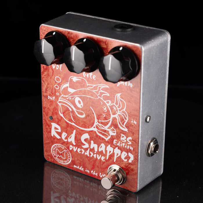 Used Menatone Red Snapper BS Edition Point to Point Hand Wired Overdrive - Truetone Music Exclusive