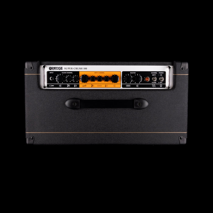 Used Orange Super Crush 100 1x12" Black Guitar Amp Combo