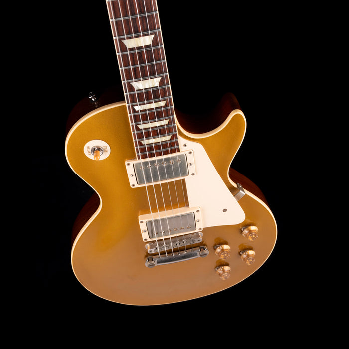 Pre-Owned 2015 Gibson Custom Shop CS7 50's Style Les Paul Standard VOS Gold Top With OHSC
