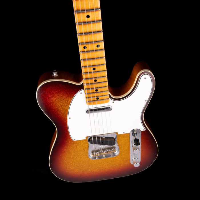 Pre Owned Fender Custom Shop Limited Edition Postmodern Telecaster Journeyman Relic 3-Tone Sunburst Sparkle With OHSC