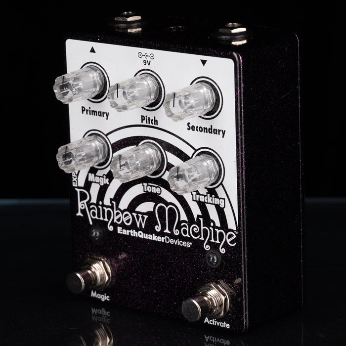 Used EarthQuaker Devices Rainbow Machine Limited Edition Purple Sparkle With Box