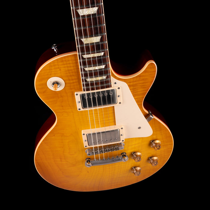 Pre Owned 2014 Gibson Custom Shop 1958 Les Paul LPR8 Lemonburst With OHSC