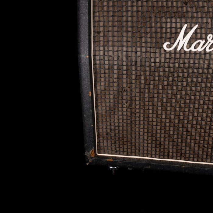 Vintage 1977 Marshall Slant Cab With "Black Backs" 4x12" 25-watt Rola Celestion Speakers Guitar Amp Cab