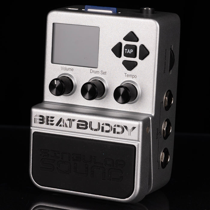 Used Singular Sound Beat Buddy Pedal Drum Machine With Footswitch with Box