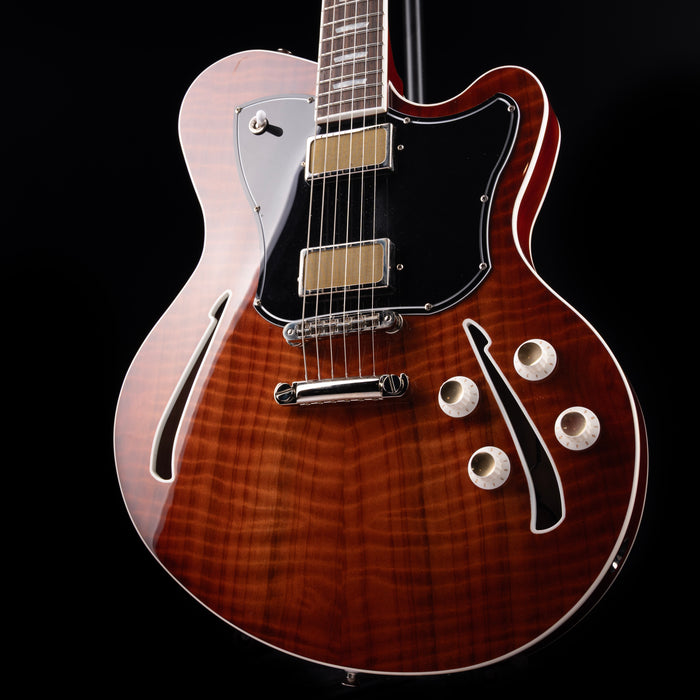 Used Kauer Super Chief Redwood Burst with Gig Bag
