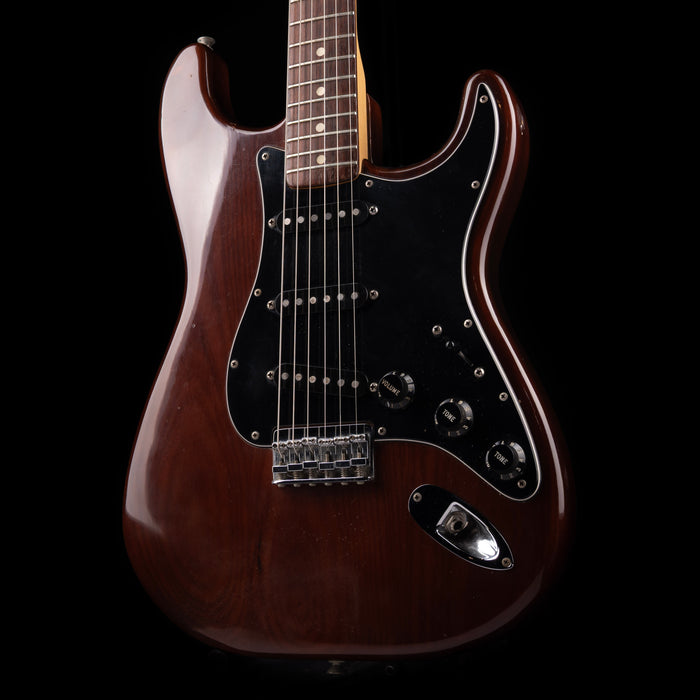 Pre-Owned Vintage 1976 Fender Stratocaster Hardtail Mocha With OHSC