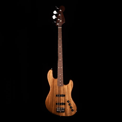 Fender Custom Shop Masterbuilt Jason Smith Custom Classic Jazz Bass NOS Zebrawood Natural With Case