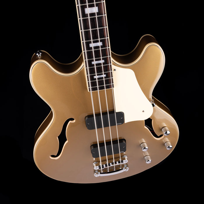 Pre-Owned Schecter Corsair Bass Metallic Gold