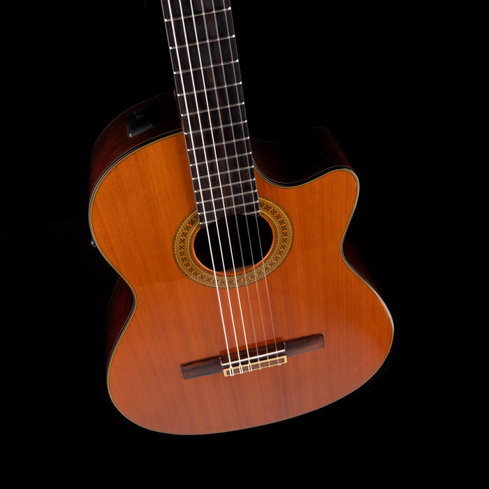 Pre-Owned Yamaha CGX-171CCA - Natural Nylon Acoustic Electric Guitar With Case