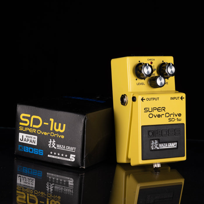 Used Boss SD-1W Waza Craft Super Overdrive Pedal With Box