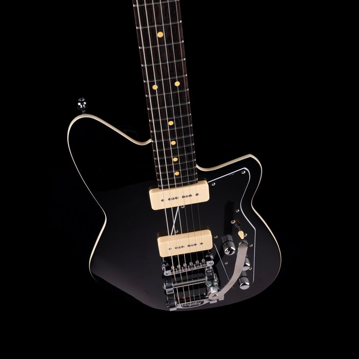 Reverend Jetstream 290 Bigsby Midnight Black with Case