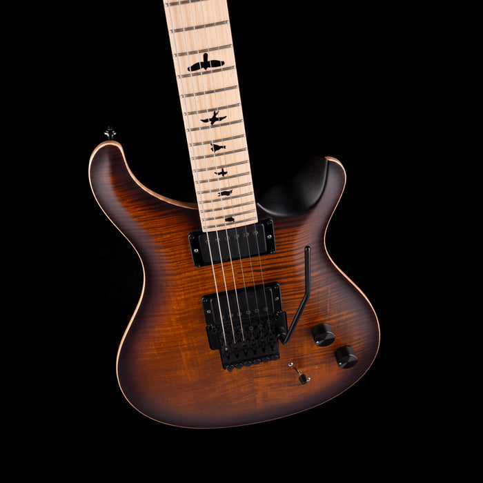 Pre-Owned 2022 PRS Dusty Waring CE24 Floyd Burnt Amber Smokeburst With Gig Bag