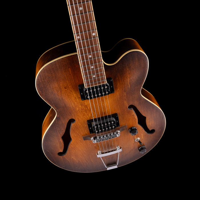 Used Ibanez Artcore AF55 Tobacco Flat Sunburst With Case