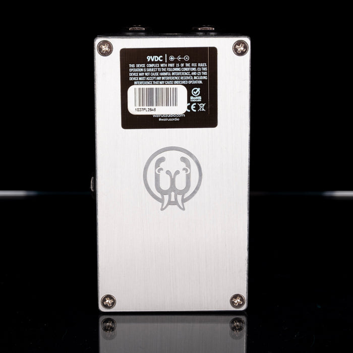 Used Walrus Audio Limited Edition Platinum Monument Harmonic Tap Tremolo V2 Pedal With Box
