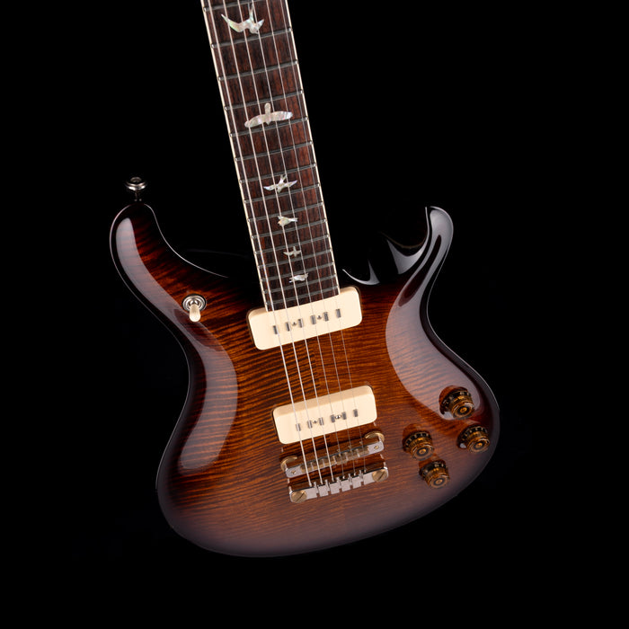 Used 2017 PRS Core McCarty 594 Soapbar Limited 10 Top Black Gold Burst with OHSC