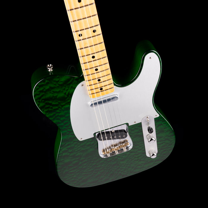 Fender Custom Shop Exotic 1958 Telecaster Quilted Maple NOS Emerald Green Transparent
