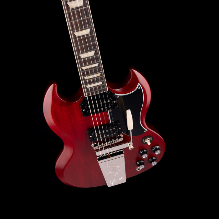 Gibson SG Standard '61 Faded Maestro Vibrola Vintage Cherry With Case