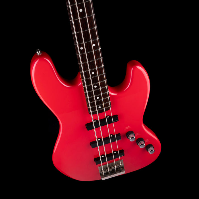 Pre-Owned 1980's Chandler/Tom Anderson 3-Pickup Active J-Bass Red With Case