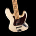 Pre-Owned 2012 Fender American Standard Jazz Bass MN - Olympic White With Gig Bag