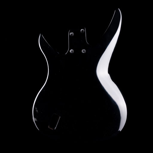 Used 1999-2002 Vaccaro X-Ray PJ Bass Body Black With Original Pearloid Pickguard