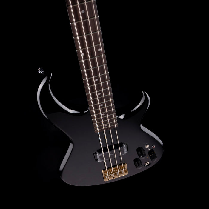 Aria Pro II Limited Edition SB-CLB Cliff Burton Signature Bass Black with Gig Bag