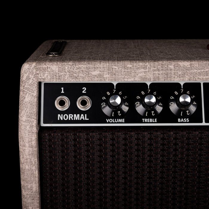 Pre-Owned Custom/Modified Alessandro Fender '65 Deluxe Reverb Head & Matching Cab - Fawn