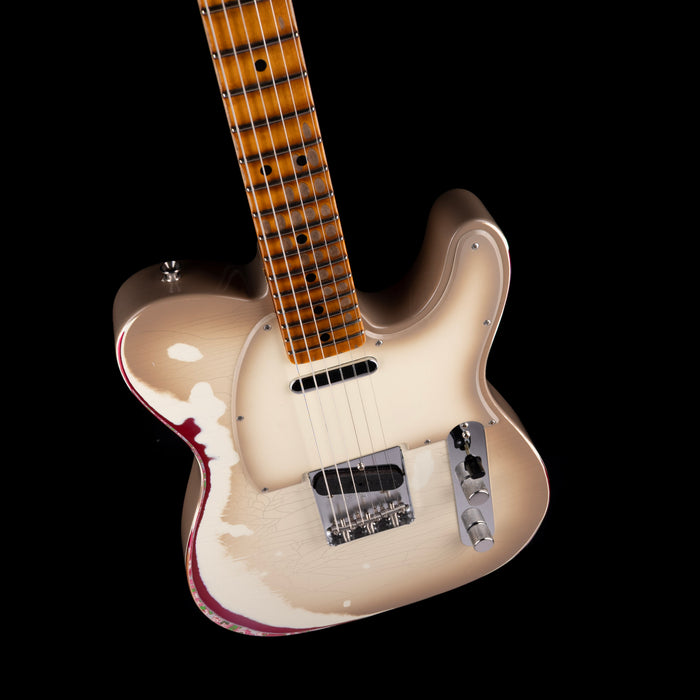 Fender Custom Shop 1967 Telecaster Heavy Relic Antigua Burst over Pink Paisley