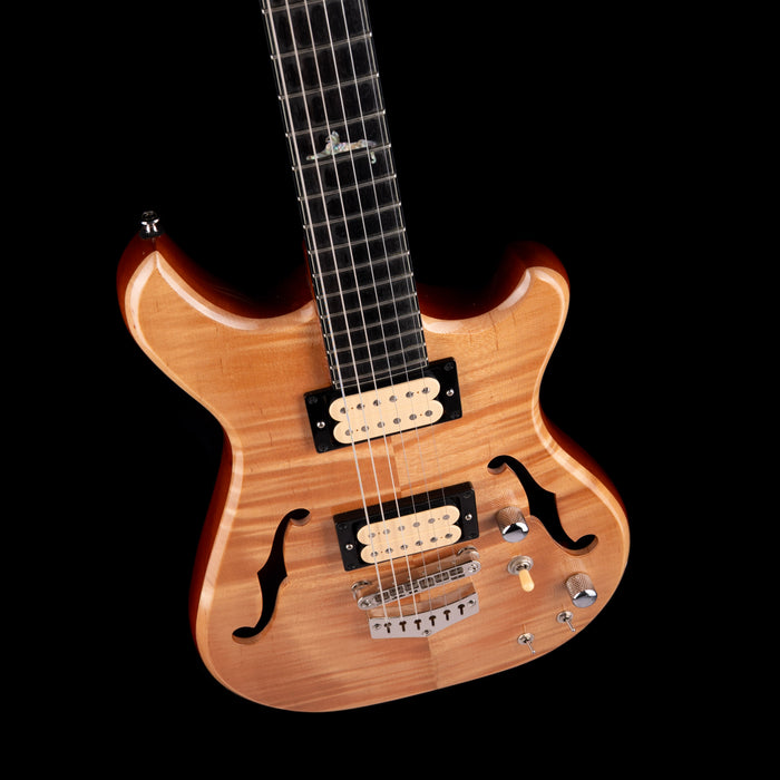 Used 2018 Artinger Custom Hollow Jerry Garcia Wolf Inspired Vintage Natural with Case