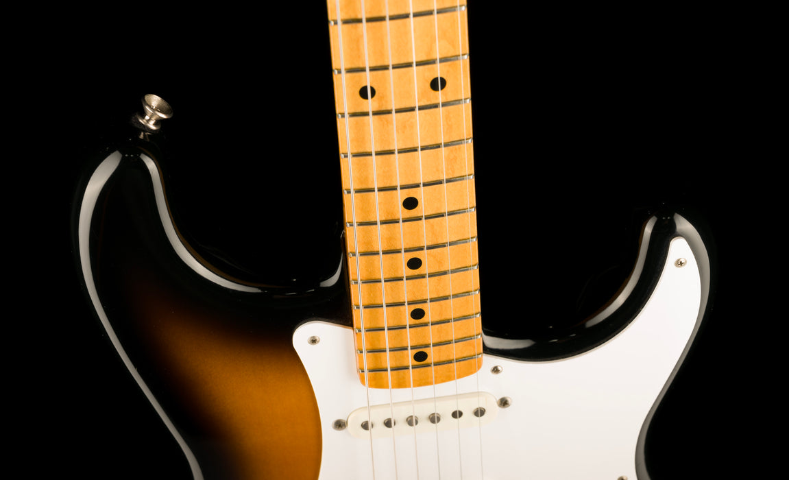 Used 1990 Fender ST-54 Made in Japan 1954 Reissue Stratocaster 2-Tone Sunburst with Gig Bag