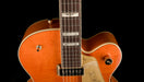Gretsch G6120T-55 Vintage Select Edition '55 Chet Atkins Hollow Body with Bigsby Vintage Orange Stain Lacquer.
