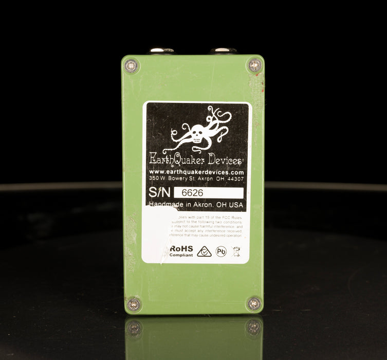 Used EarthQuaker Devices Plumes Black Overdrive Guitar Effect Pedal With Box